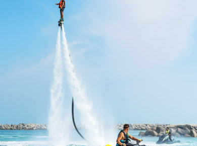 Flyboard Barcelone team building