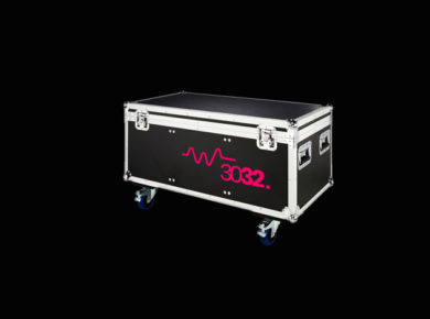 Marquage logo flightcase autocollant transfert pochoir