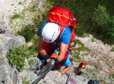 Via ferrata barcelone entreprise team building